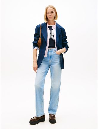 Tommy Hilfiger Womens Tommy Jeans Slim Straight Jean - Blue - 27