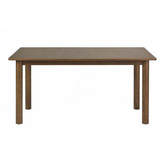 Miliboo Mesa Extensible Con Extensiones Integradas Rectangular Madera Oscura Nogal L160-210 Cm Claudie