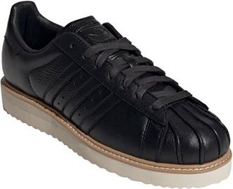 adidas Gender Inclusive Superstar Lux Sneaker in Black/Black/Sandstone at Nordstrom, Size 10.5 Womens