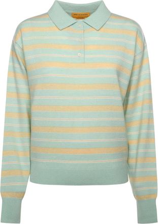 Guest In Residence Polo a righe - Verde