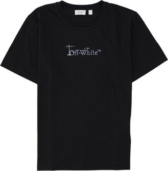 Off-white Black Graphic Printed Cotton T-Shirt