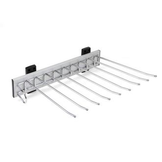 Emuca Emuca - Pantalonero Organizador Self Para Internior De Armario Extensible Y Metalizado