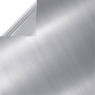 vidaXL Cubierta De Piscina Rectangular Pe Plateado 1000x600 Cm Vidaxl