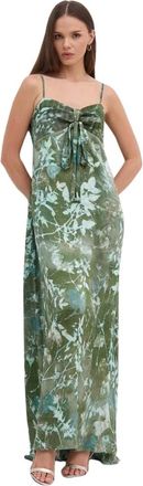 Sandro Ferrone Vestido Largo - Dresses - Mujer - Verde - M