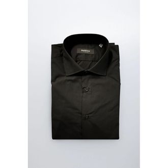 Baldinini Black Cotton Mens Mens Shirt