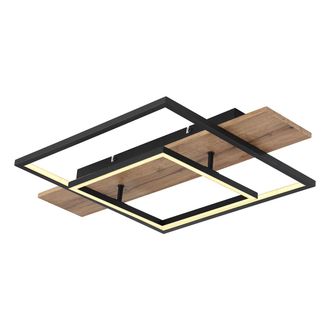 Globo Lighting Plaf&oacute;n - Vanni - Negro - Metal - Led - 67289d - Globo