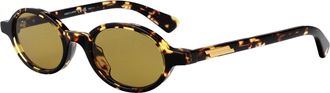 Bottega Veneta Unisex Sunglasses Bv1388s Havana Acetate Havana-Havana-Yellow Havana/havana/yellow