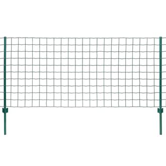 Berkfield Home Euro Fence Steel 20x1.2 m Green