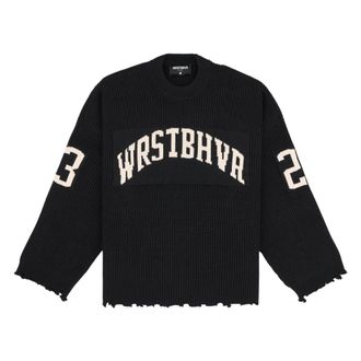 Worst Behavior Wrstbhvr, Truien & Vesten, Heren, Zwart, L, Round-neck Truien