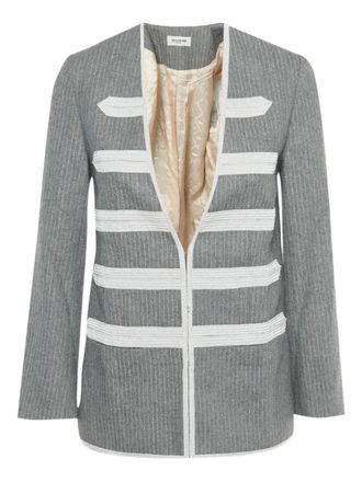 Zadig&Voltaire pinstripe wool jacket - Grey