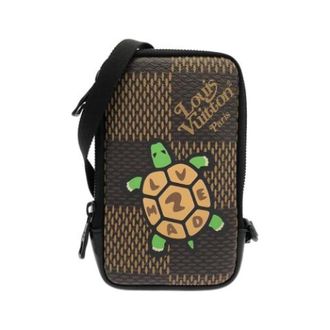 Louis Vuitton Pre-owned Canvas Crossbody Pouch - unisex - Louis Vuitton Vintage - Vintage Cross Body Bags - Brown - ONE SIZE - Pre-owned
