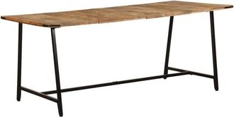 vidaXL Dining Table 180x90x75 cm Solid Wood Mango Vidaxl