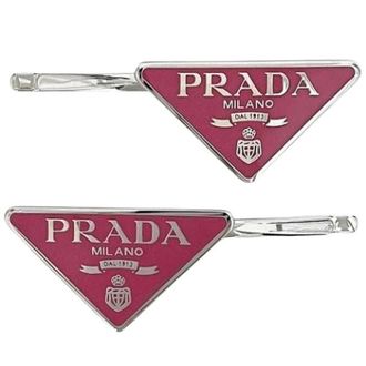 Prada Hair Pin Pre-owned - - Pre-owned - Donna - Rosa - ONE SIZE