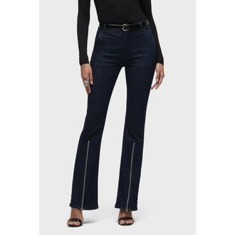 Hudson Barbara High-Rise Bootcut W/ Zippers in Pot Of Gold at Nordstrom, Size 26