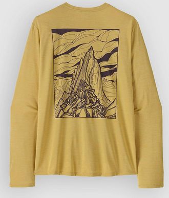 Patagonia Cap Cool Daily - Cloud Crag Longsleeve Lycra gelb