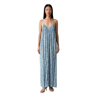 Zadig&Voltaire Kleedjes, Dames, Blauw, S, Ristym Maxi Jurk