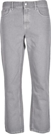 Department Five Structured Fit Grey Denim Jeans With Classic Five-Pocket Design