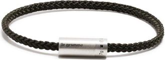 Le Gramme 7g Nato Cable Bracelet - Unisex - Sterling Silver/Fabric