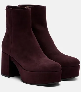 Gianvito Rossi Sally suede ankle boots
