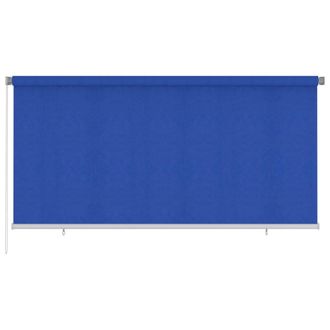 vidaXL Persiana Enrollable De Jard&iacute;n Hdpe Azul 300x140 Cm Vidaxl