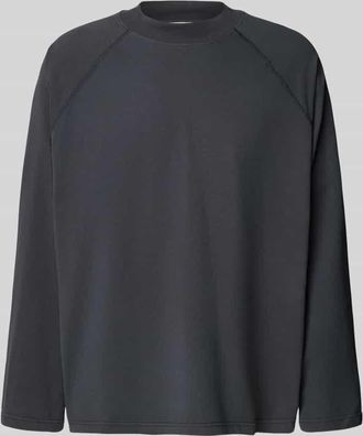 American Vintage American Vintage Langarmshirt mit Rundhalsausschnitt Modell FAZY in Anthrazit, Gr&ouml;&szlig;e M/L