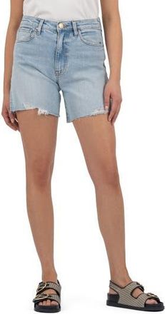 Kut from the Kloth Hailey High Waist Cutoff Denim Shorts in Openness at Nordstrom Rack, Size 12