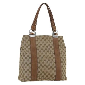 Gucci Pre-owned Tote Bags, female, Beige, Size: ONE SIZE Pre-owned Vintage Tote Bag
