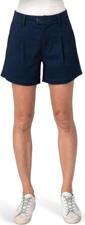 Liverpool L.A. Pleated Trouser Shorts in Deep Midnight at Nordstrom, Size 16