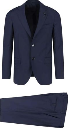 Lardini Pak met enkele rij knopen - Blauw