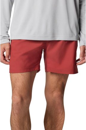 Columbia PFG Rambler Performance Water Shorts in Dusty Crimson at Nordstrom, Size Xx-Large
