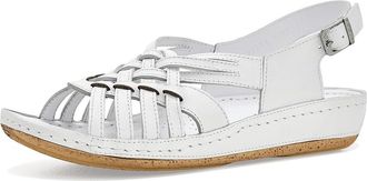 Spring Step Choi Womens Wedge Shoes White : EU 42 (US Womens 10.5-11) M, Leather
