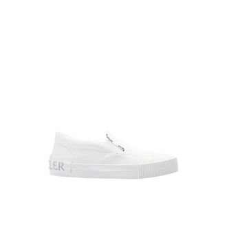 Moncler Sneakers, female, White, 4 UK, Slip-On Trainers with Tri Design