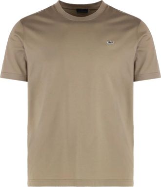 Paul & Shark T-shirt girocollo con logo - Marrone