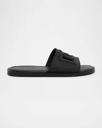 Dolce & Gabbana Men & apos;s Rubber Beachwear Pool Slides