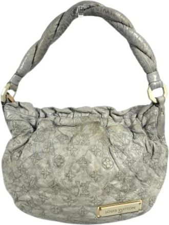 Louis Vuitton Pre-owned Shoulder Bags, female, Gray, Size: ONE SIZE Pre-owned Canvas Shoulder Bag