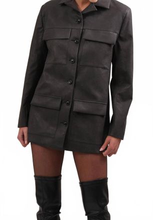 Parentezi Alyssa Mini Dress In Charcoal
