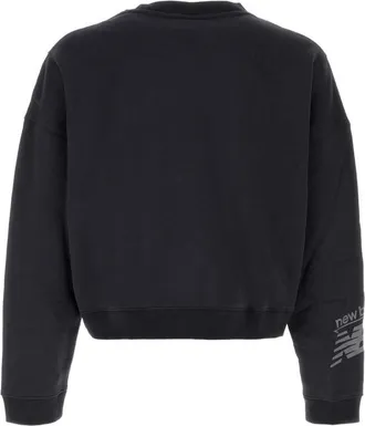 New Balance Crew Neck Fleece Cotton Sweatshirt - Blue