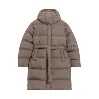 Holzweiler Jassen, Dames, Bruin, 2Xs, Polyester, Steilia Ripstop Down Coat