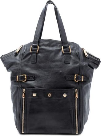 Saint Laurent Pre-owned Saint Laurent Large Leather Downtown Tote Ladies 175883 213317