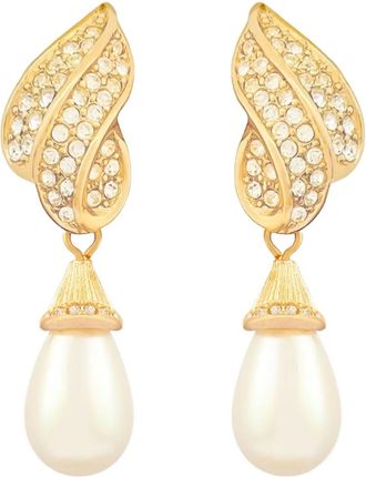 Dior Orecchini pendenti anni 80 - Oro