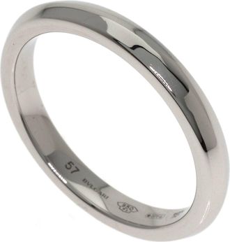 Bulgari Platinum 950 Band Ring (Pre-Owned)