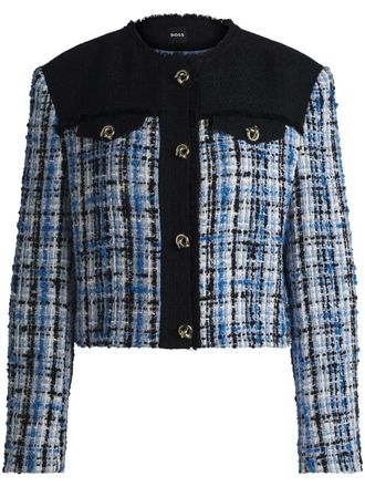 BOSS tweed jacket - Blue