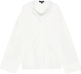 SOEUR Funnel Neck Blouse - Dames - Blouses - Wit - XS - Overhemden