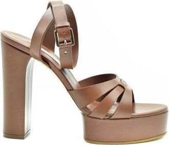 Casadei Brown Platform Pumps