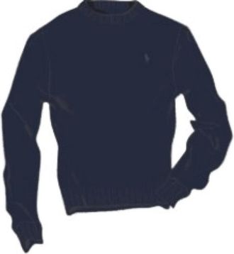 Polo Ralph Lauren De Iconische Vlag Trui - Heren - Ronde hals truien - Blauw - M - Katoen - Truien & Vesten