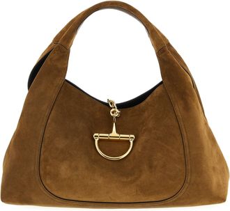 Gucci Softbit Shoulder Bags Brown