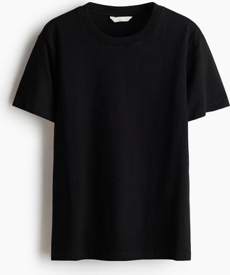 H&M MAMA Still-T-Shirt aus Baumwolle - Schwarz