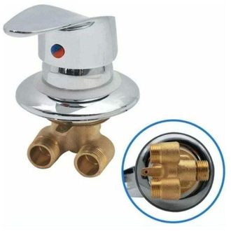 OEM Grifo Mezclador Para Cabina De Ducha, Grifo De Ducha De Lat&oacute;n, Salida Desviadora, Xu, Mezclador De Ducha Cromado, Conector G1/2, Mezclador De Ducha De