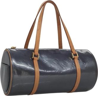 Louis Vuitton Tweedehands leren handtassen - Dames - Vintage Handtas - Blauw - ONE Size - Leer - Vintage