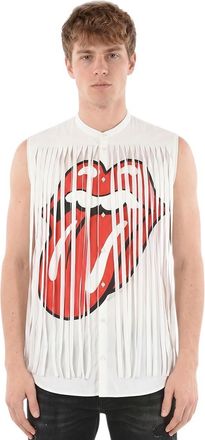 Dsquared2 White Regular Sleeveless Shirt